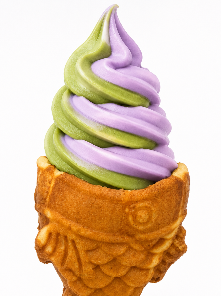 Matcha Ube Taiyaki