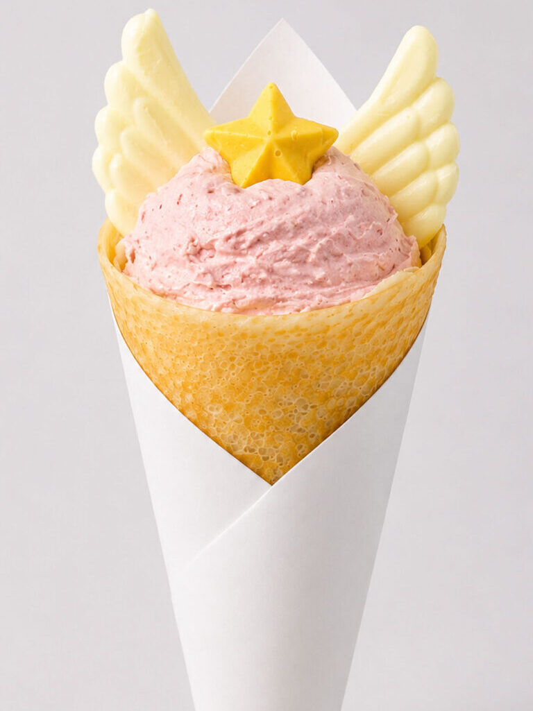 Strawberry Wand Crepe