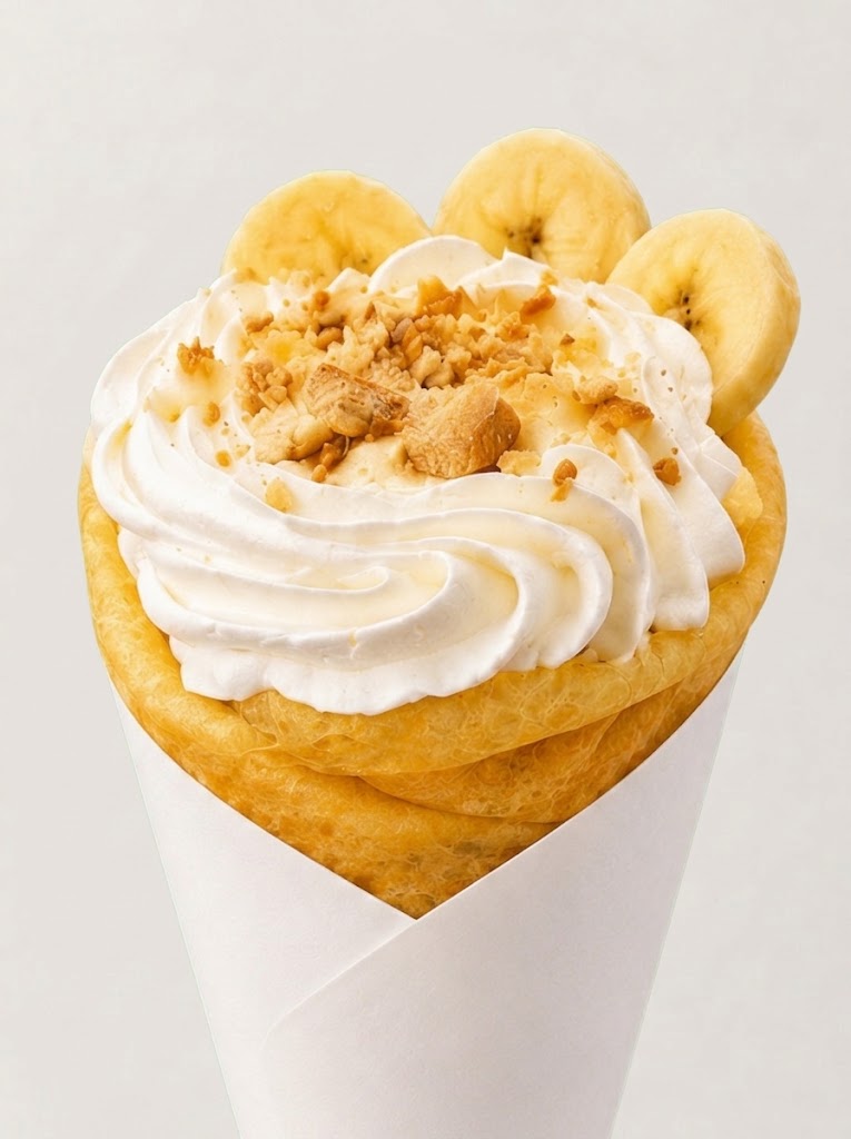 Banana Pudding Crepe