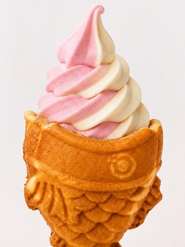 Strawberry Milk Taiyaki